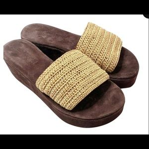 Jeffrey Campbell Mix-up Platform Slide Sandals